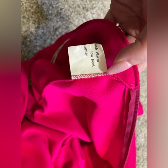 Mr. Fine Dallas Vintage 70s Bright Pink Romper Jumpsuit Bell Bottoms SM / Medium - Picture 10 of 10